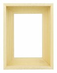 Houten baklijst blank 10 mm trap 3D M450 Kies uw standaardformaat