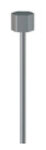 staaldraad plus glijder 1,2 mm 200 cm vernikkeld (10 stuks)