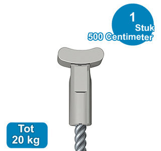 STAALDRAAD + SOLID, RVS, 1,8 mm, 500 cm, per stuk 08.43500