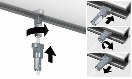 PERLON +TWISTER, 2mm, 150 cm, per 50 stuks 09.23150B