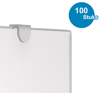 KLEM, DISPLAY KUNSTSTOF, per 100 stuks 7805.003