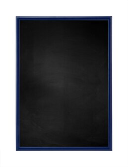 Krijtbord met M150 Aluminium Lijst blauw kies uw bordformaat
