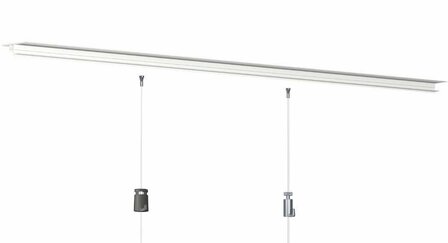 shadowline drywall bevestiging gipsplaten 13 mm wit 250 cm