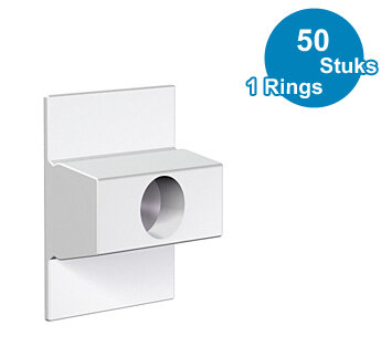 CLICK &amp; CONNECT, CLICK RAIL 1 RING, per 50 stuks 9.4113