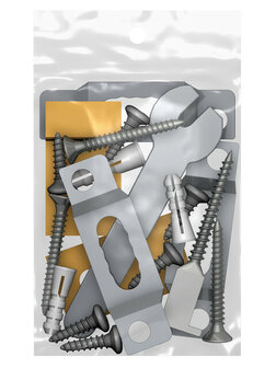 beveiligingsset voor houten lijsten (1 set)