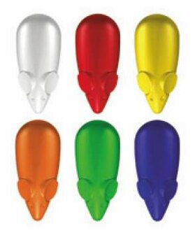 mouse magnets colour (5 sets van 6 stuks)