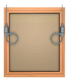 frame hanger 1,0 - 1,5 mm staaldraad max 10 kg (10 stuks)