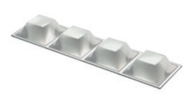 afstandhouder (1 setje van 4 stuks) 12,5 x 12,5 x 5,7 mm