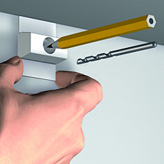 bevestigingsclip click and connect click rail