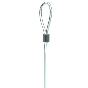 perlon + oog, 2mm, 100 cm, max. 15kg, per stuk 9.4412AA