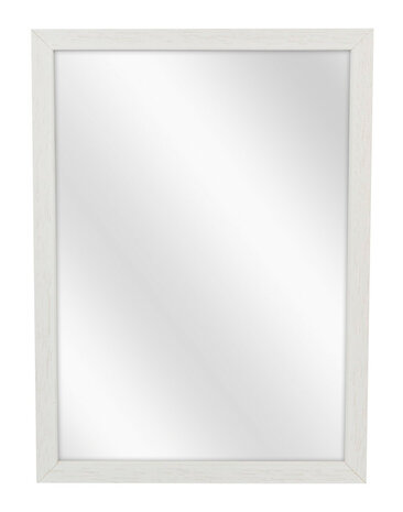  Houten Spiegel M104 wit ingewassen kies uw spiegelmaat