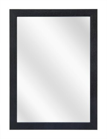 Houten Spiegel M202 zwart ingewassen kies uw spiegelmaat
