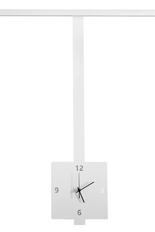 clocktica 430 mm wit