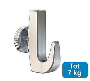 SET TWISTER perlon 2 mm 150cm + OPHANGHAAK ZWAAR, max. 7kg per 10 stuks 9.6672