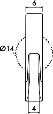 OPHANGHAAK, ZWAAR MESSING, 7kg, per 500 stuks 9.4219B voor max. 2 mm perlondraad en staaldraad