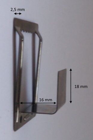 spieraam hanger zonder schroeven (10 stuks)