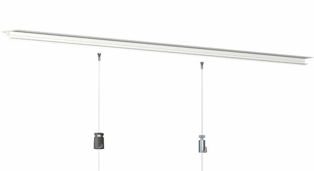 shadowline drywall bevestiging gipsplaten 13 mm wit 200 cm