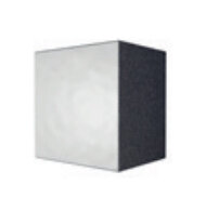 afstandhouder foam antraciet 20 x 20 x 15 mm (100 stuks)