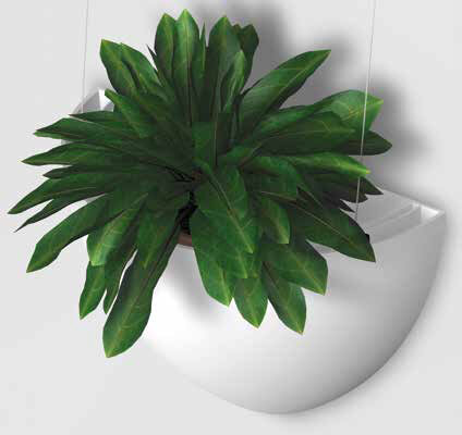 botaniq plantenbak 1,25L wit