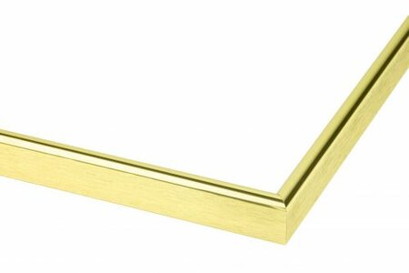 Aluminium wissellijst hoogglans goud M160 Kies uw standaardformaat