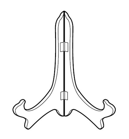 standaard transparant klassiek voor 15-25cm hoog RACO-11 45 20