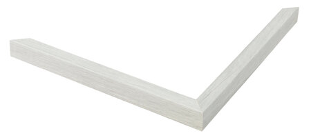 Houten Spiegel M124 wit eiken kies uw spiegelmaat