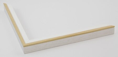 Krijtbord met M2024 Houten Lijst - Wit / Blank