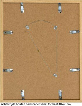 Houten wissellijst M240 (3D) Blank ongelakt