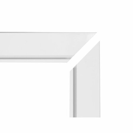 systeemplafond rail 200 cm wit  (5 gaten per m1)