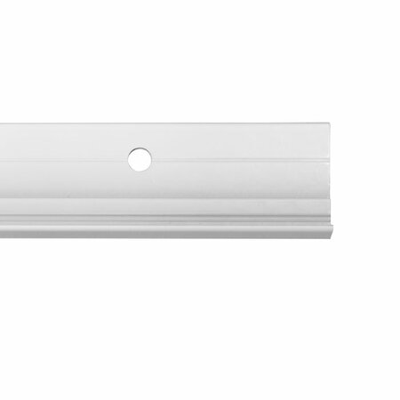 systeemplafond rail 200 cm wit  (5 gaten per m1)