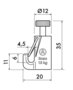 auto grip lock haak 15 kg voor 2 mm draad per 10 stuks