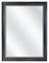 Glazen Spiegel met Luxe M61108 lijst zwart kies uw standaardformaat