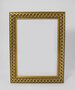 luxe houten wissellijsten M2713 goud gevlochten op maat