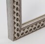 luxe houten wissellijsten M2711 zilver gevlochten op maat