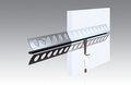plaster rail S-haak chroom Instucrail Instuc rail voor het oude type plaster rail
